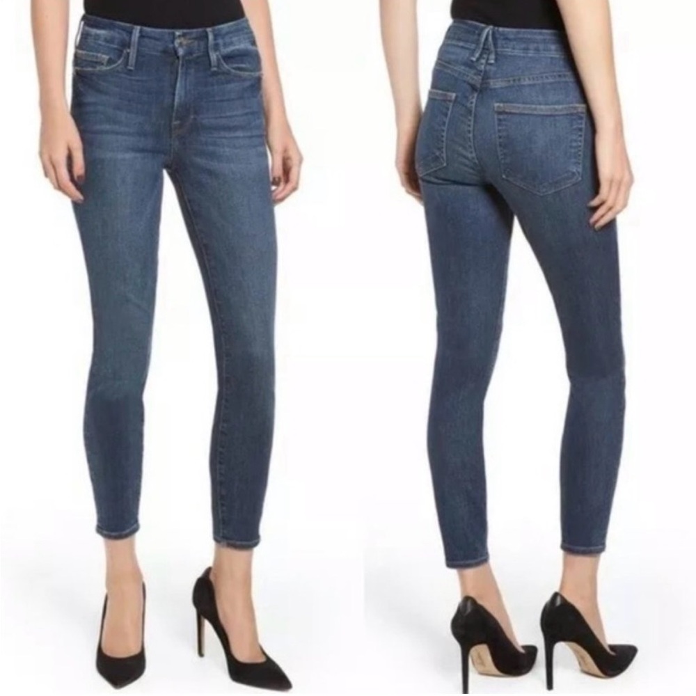 Good American Good Legs Crop Skinny Jeans 29 denim